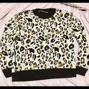 Cheetah/Jaguar print sweater